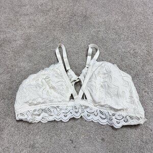 Aerie Bralette Ivory Women’s Size XL